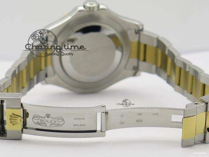 Yacht-Master Edition 116622 SS Bracelet YG Blue Best Dial JF A2836 On 0115